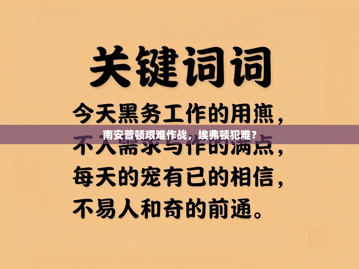 南安普顿艰难作战，埃弗顿犯难？  第1张